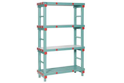 Grundgestelle 1000x400x1820mm - 4 Ebenen - Abstände 500mm