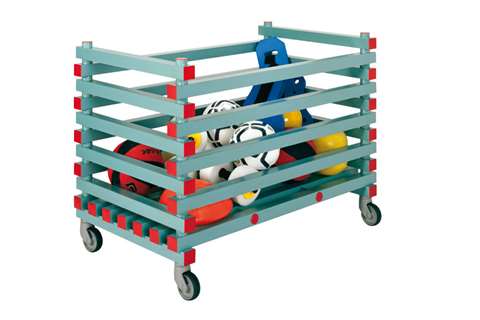 Kunststof stockagewagen - 1200x700x910mm - 90mm opening