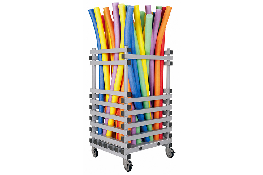 Vertical plastic mobile storagebox for flexibeam - 800x700x1350mm 