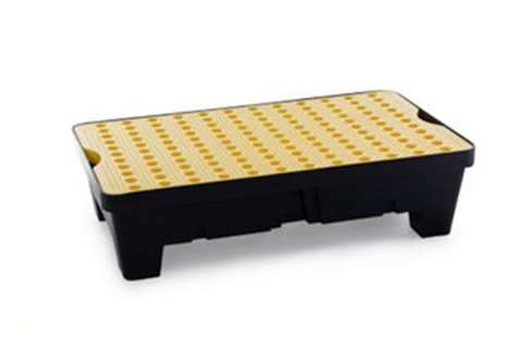 Lekbak met rooster - 63l - 1000x600x265mm - op voeten