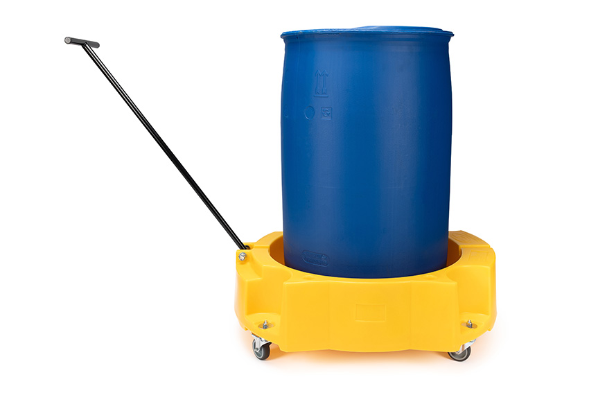 Dolly voor vaten met dissel + rem - 300x960x800mm 