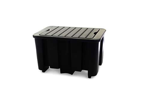 Auffangwanne mit Gitter - 1 Fass - 230l - 1000x600x680mm - Nicht für DE/AT