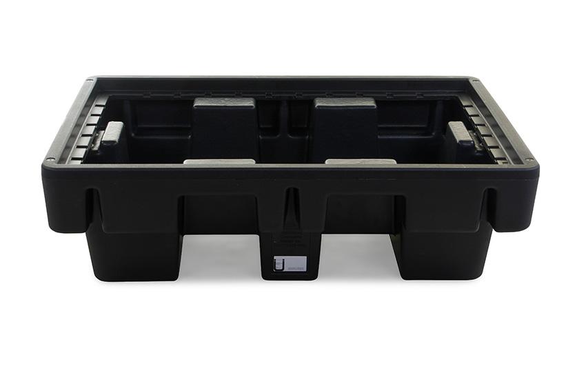 Lekbak zonder rooster - 2 vaten - 230l - 1310x910x380mm - niet voor DE/AT 