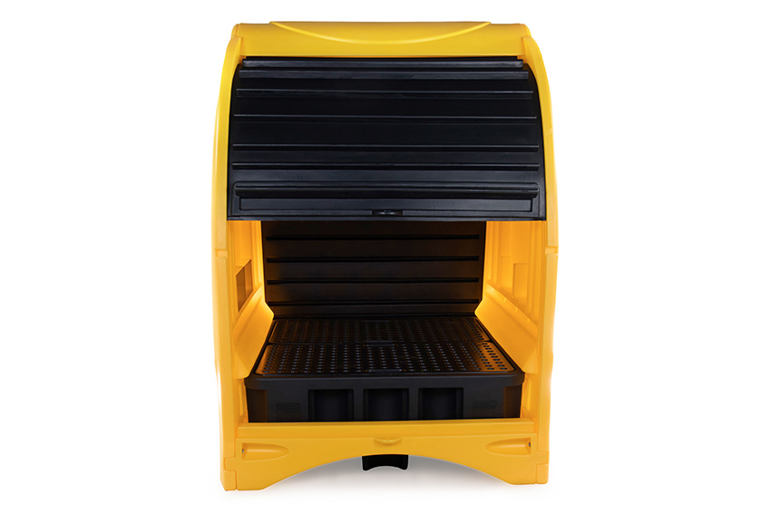 Auffangwanne mit Überdachung - 4 Fässer - 1565x1730x2110mm 