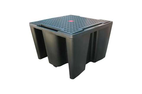 Auffangwanne - 1 IBC Container - 1100l - mit Gitter - Nicht für DE/AT