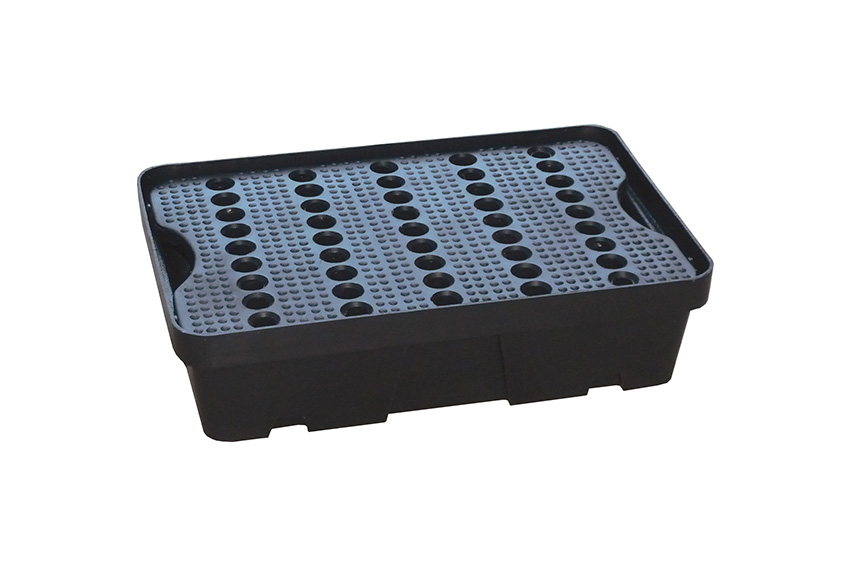 Lekbak met zwart rooster - 20l - 600x400x155mm 