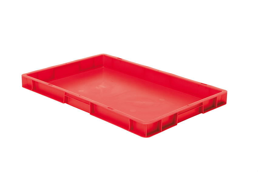 EN-Stapelbehälter Rainbow 9l - 600x400x50mm - geschlossene Wände und Boden 