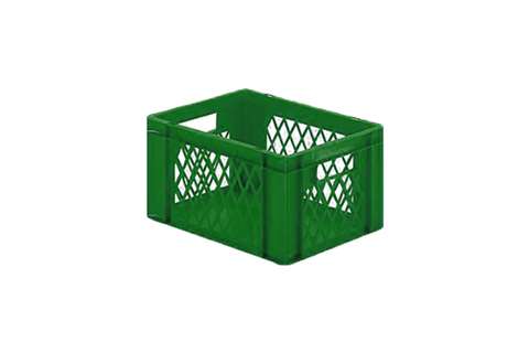 EN Stapelbak Rainbow 19l - 400x300x210mm - gesloten bodem en geperforeerde wanden