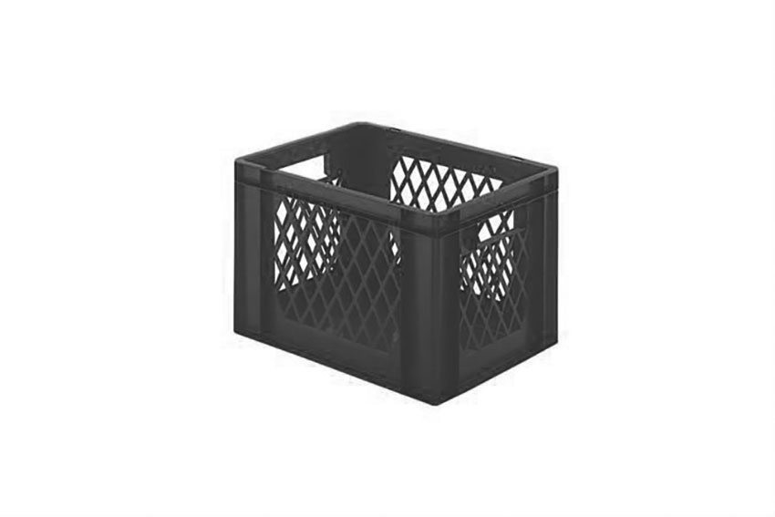 EN-Stapelbehälter Rainbow 24l - 400x300x270mm - Perforierte Wände und geschlossener Boden 