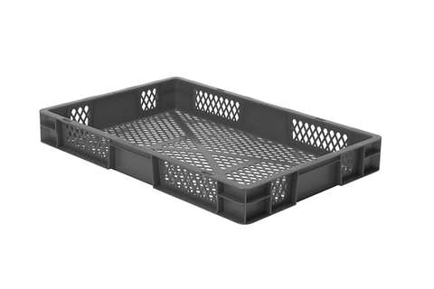 EN Stapelbak Rainbow 14l - 600x400x75mm - wanden en bodem geperforeerd