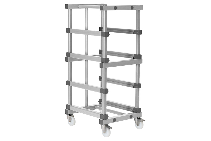 EN-Wagen - 540x660x1320mm - 4 Ebenen mit 220mm Abstand 