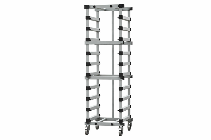 EN-Wagen - 540x660x1830mm - 10 Ebenen mit 120mm Abstand 