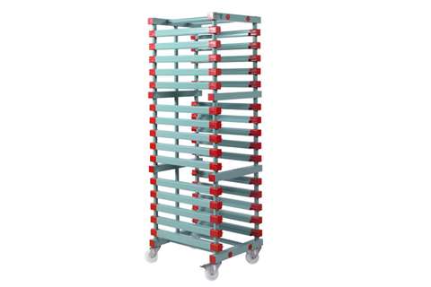 EN-Wagen - 540x660x1830mm - 15 Ebenen mit 70mm Abstand