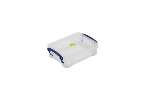 Transparente Stapelbox 0,75l Stapelbar auf mitgeliefertem Deckel - 195x135x55mm