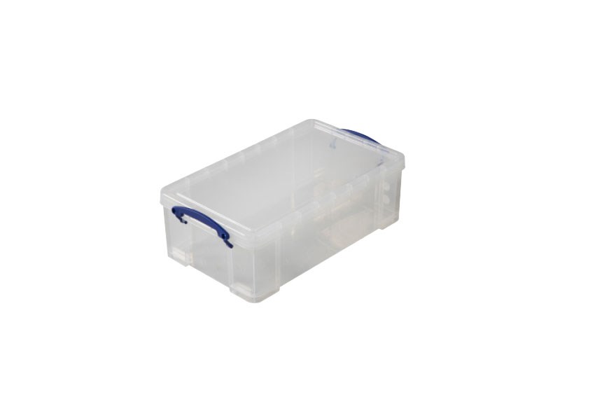 Transparente Stapelbox 12l Stapelbar auf mitgeliefertem Deckel - 465x270x150mm 