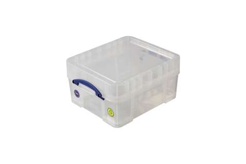 Transparante box 18l xl stapelbaar op bijgeleverd deksel - 480x390x230mm