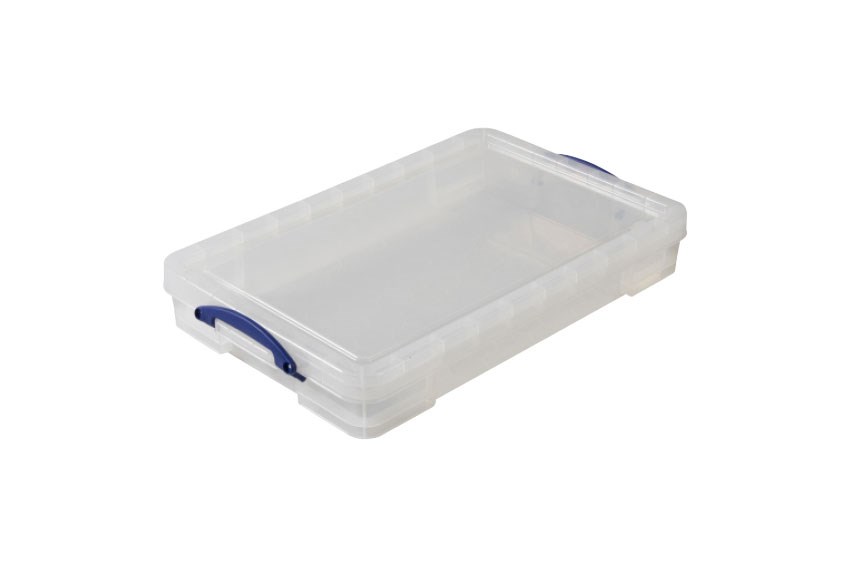 Transparent box 20l stackable on included lid - 710x440x120mm 