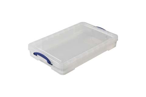 Transparent box 20l stackable on included lid - 710x440x120mm