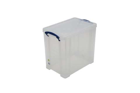 Transparante box 25l (a4) stapelbaar op bijgeleverd deksel - 395x255x360mm