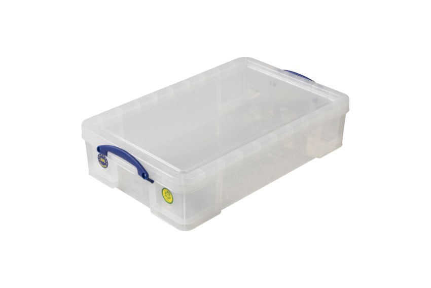 Transparent box 33l stackable on included lid - 710x440x165mm 