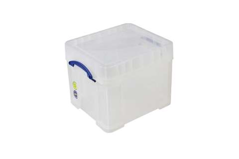 Transparante box 35l xl stapelbaar op bijgeleverd deksel - 480x390x355mm