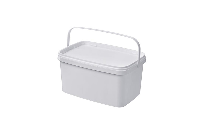 Rectangular hinged bucket - 3,6l - Pack - without lid 