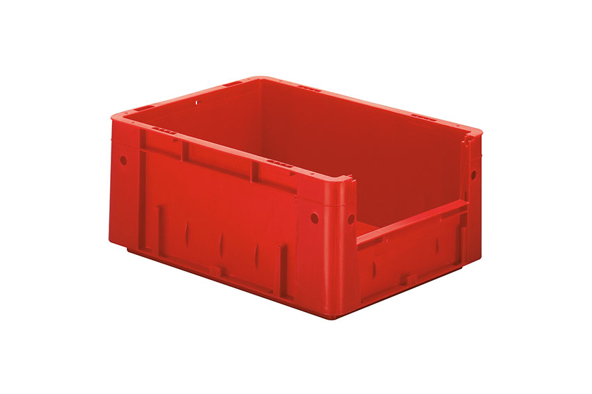 Euronorm pickingbak - front. opening 15l - 400x300x175mm - bodem/zijwanden gesloten 