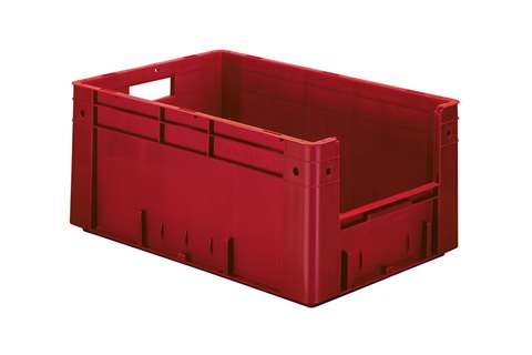 Euronorm 600x400x270 - Front. Eingriff - 51l - Boden und Wände geschlossen