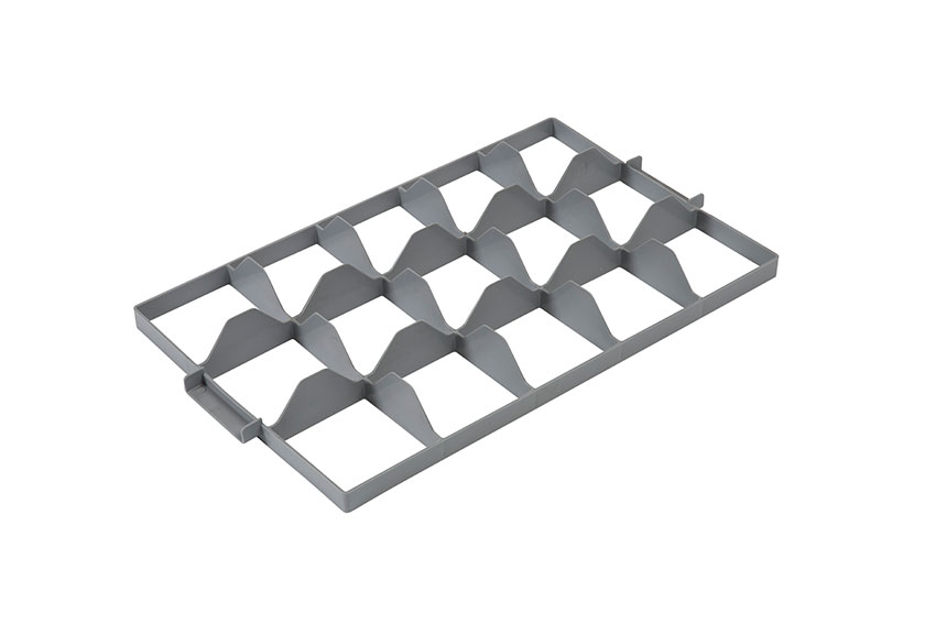 EN Separator Budget - 3x5 compartments (above) - max ø glass: 106mm 