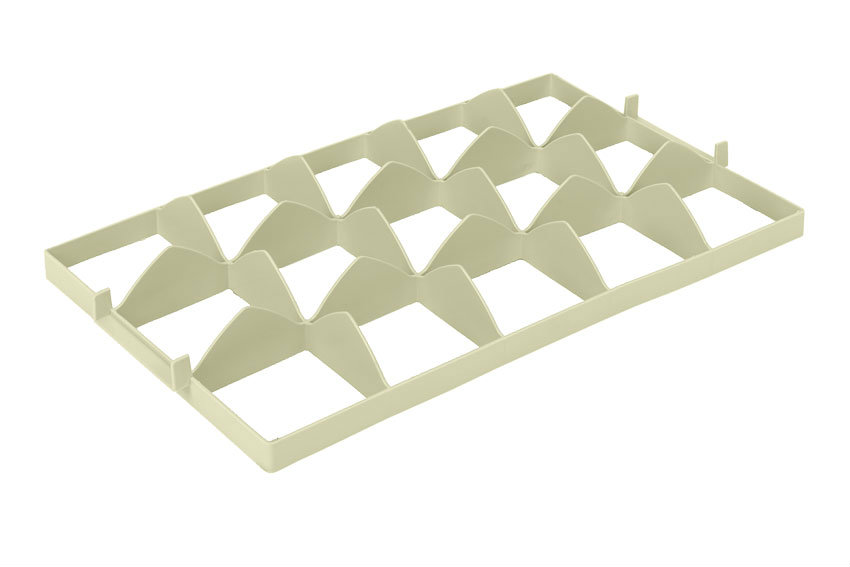 EN Separator - 3x5 vakken (bovenaan) - max ø glas: 106mm 