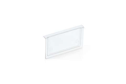 Frontplaat voor stellingbak Blue Box - 117x90mm