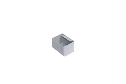 Modulair niet stapelbaar inzetbakje 0,3l - 64x89x55mm