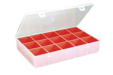 Organizer Storage 5000 met 15 uitneembare inzetbakken - 268x188x50mm