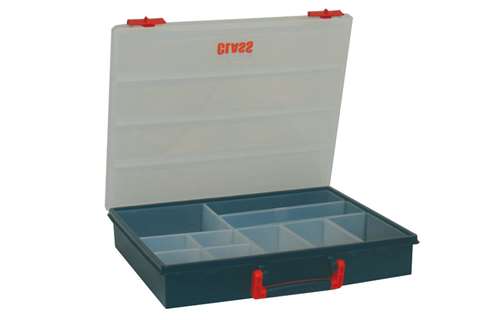 Organizer Storage 5000 met 10 uitneembare inzetbakken - 400x340x70mm