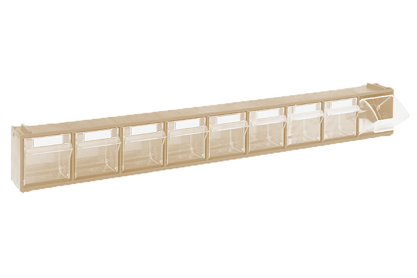 Tilting bin module 9 tilting bins - serie 7000 - 600x68x78mm 