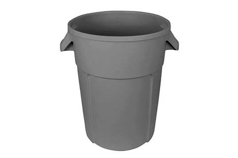 Round waste bin 85l - ø560x630mm - without lid