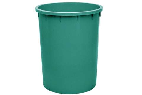 Cylindrical waste bin - 200 l - ø538mm