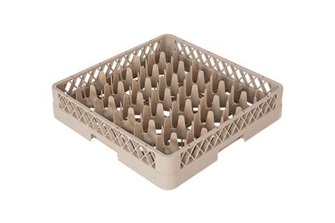 Gläserkörbe 30 Fächer - 500x500x100 mm - Rack-Max - Ø Glas: 75-81mm
