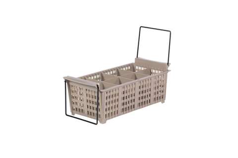 Bestekinzetkorf - met handgrepen - 430x210x150mm