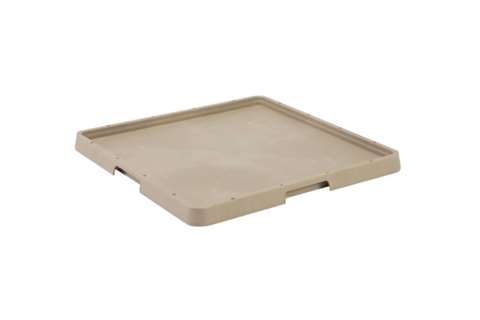 Gesloten deksel voor vaatwaskorven Traex - 500x500x37mm