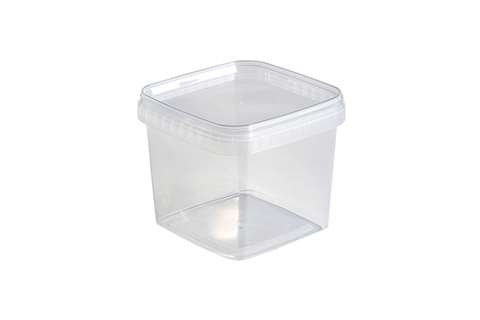 Pot 195x195mm - 1500ml - excl. lid - serie Unipak square