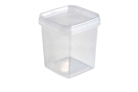 Pot 195x195mm - 5000ml - excl. lid - serie Unipak square