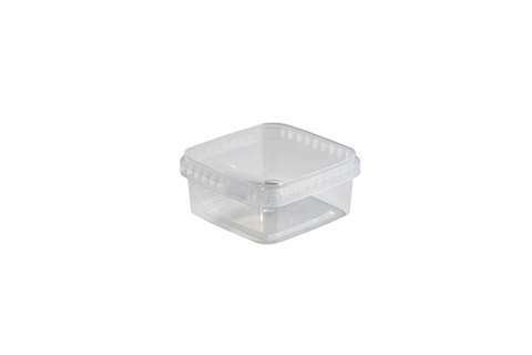 Pot 129x129mm - 600ml - excl. lid - serie Unipak square