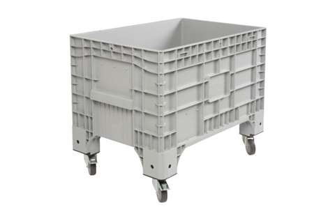 Volumebox 1040x640x790mm - 4 wheels - 2 with brakes on short side