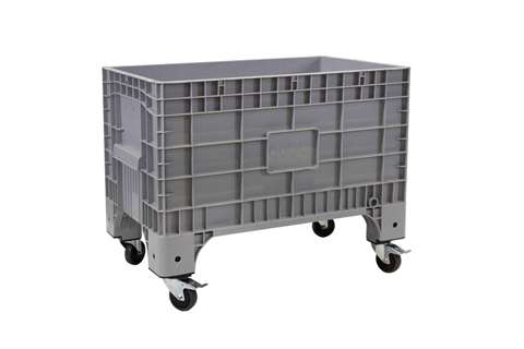 Volumebox 1040x640x790mm - 4 wheels - 2 with brakes on long side