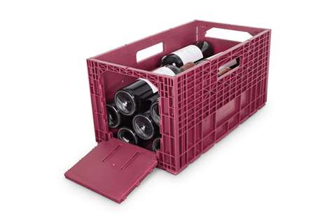 Winebox - foldable winecrate - for 12 bottles 0.75 l