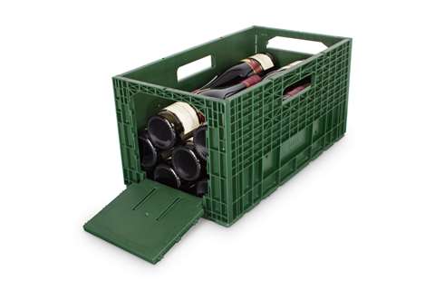 Winebox - foldable winecrate - for 12 bottles 0.75 l