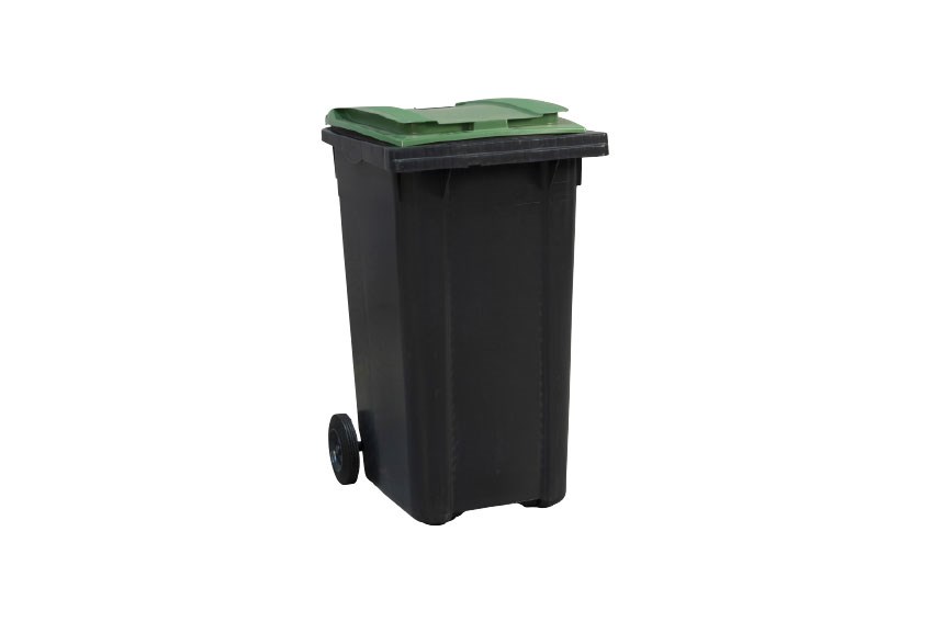 Container on wheels - 240l - with colored lid 