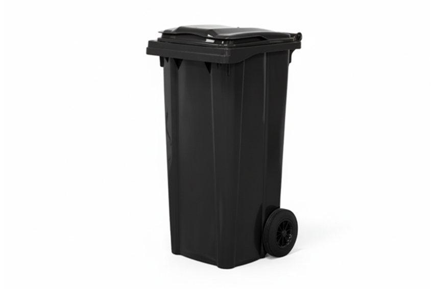 Waste container on 2 wheels - 120l 