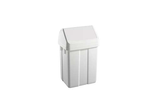 Afvalbak met klapdeksel 12l - 250x200x400mm